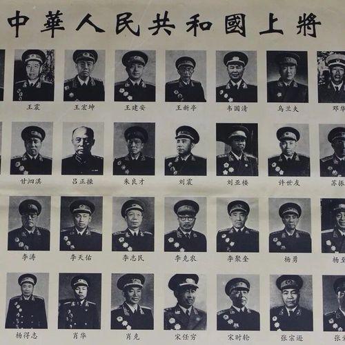 开国57位上将的排名及其历史地位，开国上将排名及其历史地位概览
