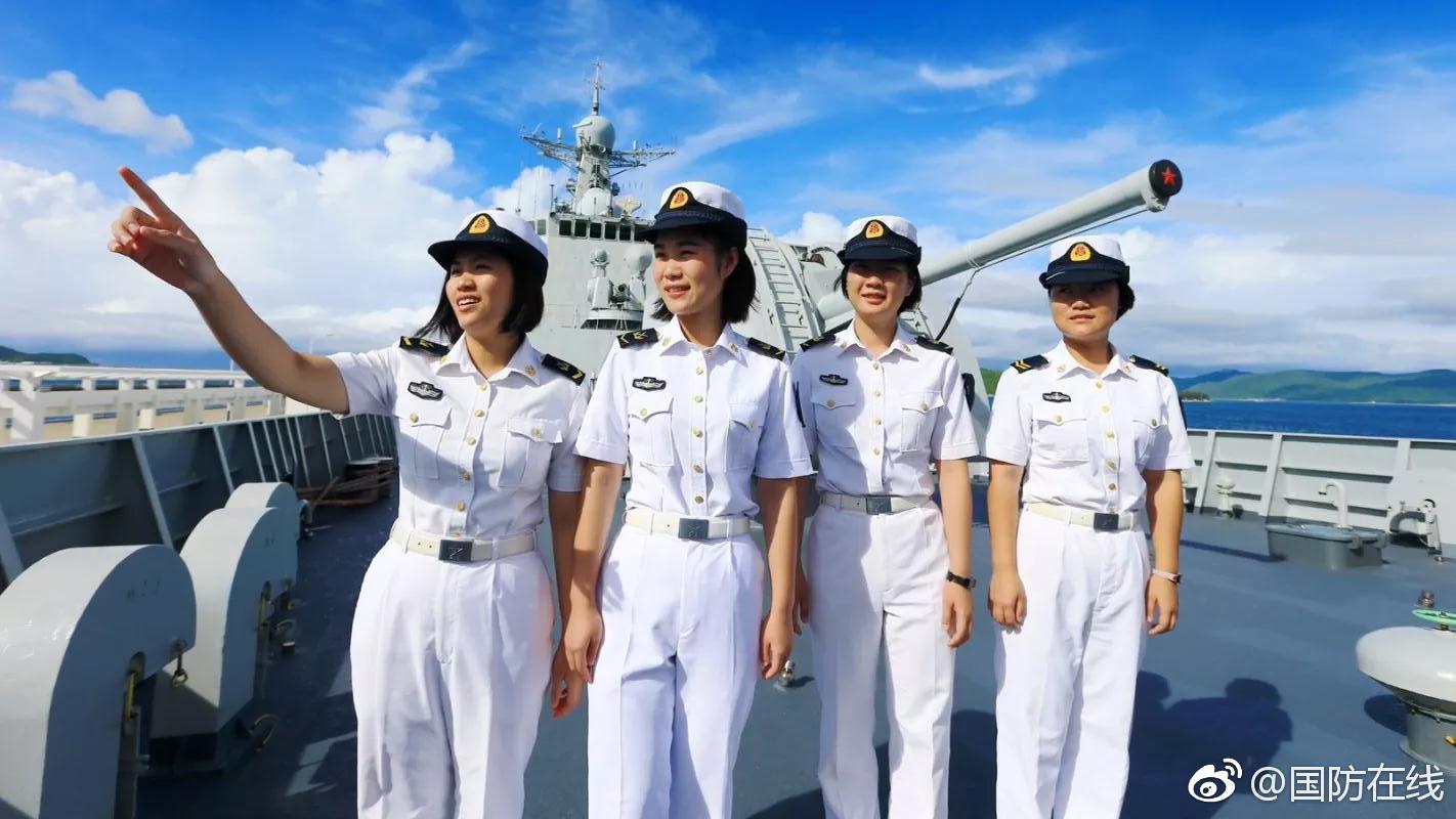 南昌舰女兵，时代的荣光与力量的象征，南昌舰女兵，时代荣光与力量之典范