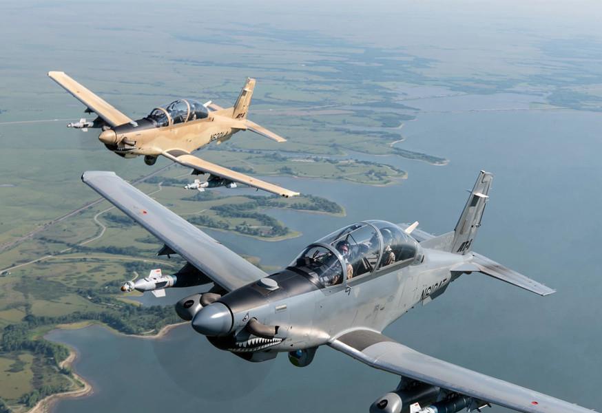 AT6狼獾攻击机,空中力量的独特存在,AT6狼獾攻击机,空中力量的独特标志