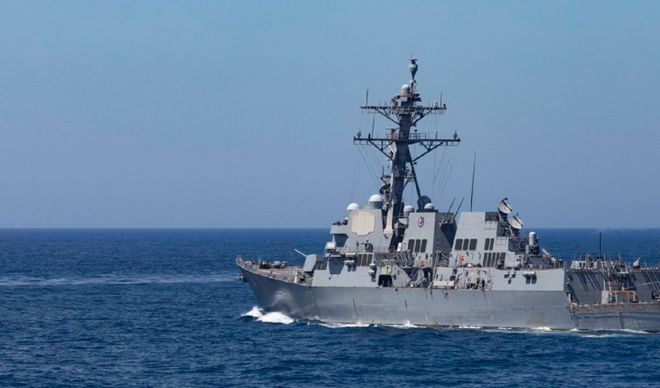 美军舰穿越全球海域,历史、现状与挑战,美军舰全球海域航行,历史、现状与面临的挑战