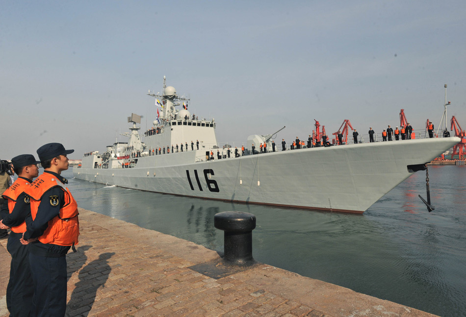 中国海军新篇章，164舰正式入列，中国海军新篇章，164舰正式入列，开启新航程
