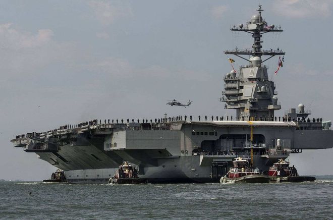 福特号航空母舰，美国第三代核动力航母的崛起，美国第三代核动力航母福特号的崛起之路
