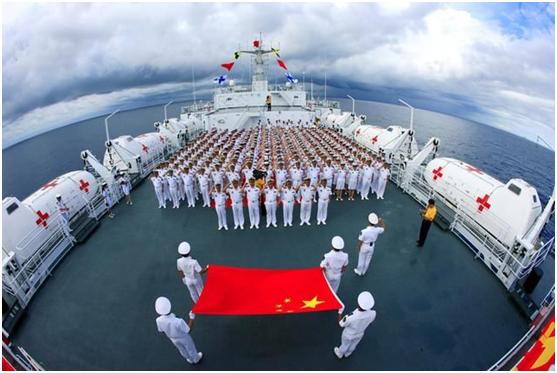 中国海军70周年纪念日，回顾与前瞻，中国海军70周年庆典，回顾辉煌历程，前瞻未来征程