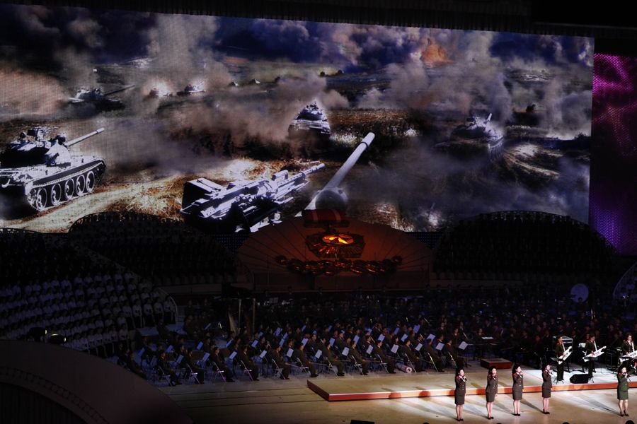 朝鲜战争胜利69周年晚会,回顾历史,展望未来,朝鲜战争胜利纪念晚会,回首历史荣光,展望未来发展