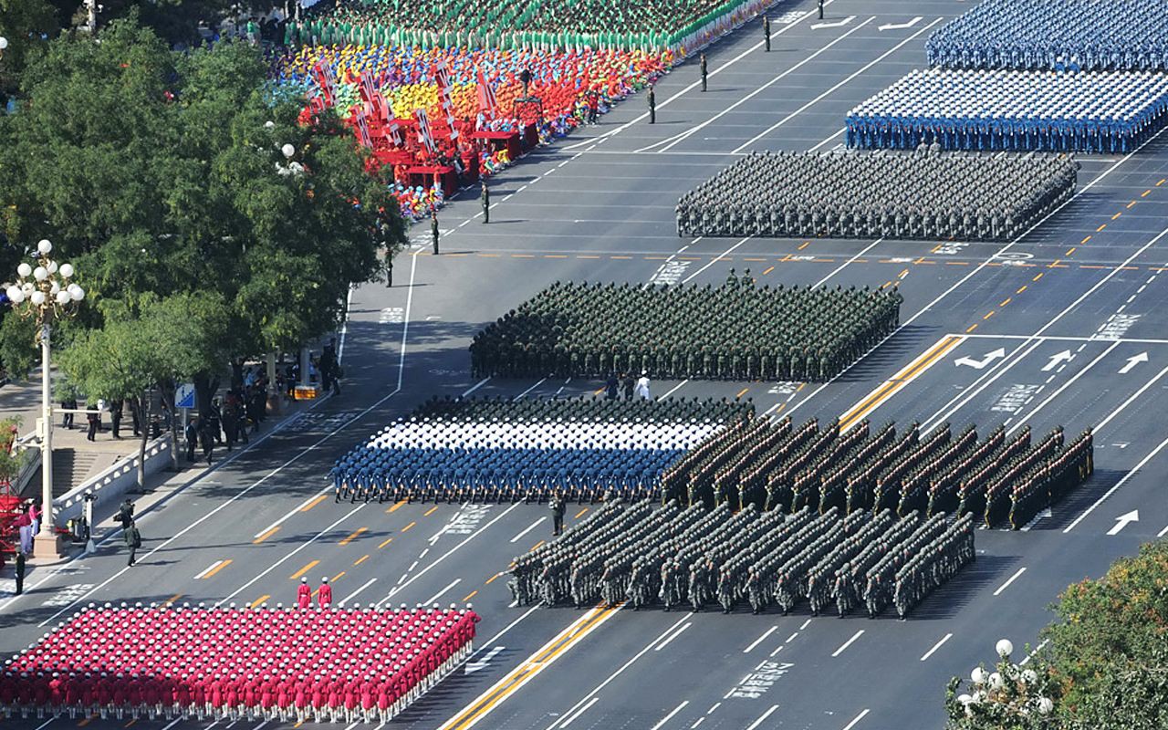 阅兵方队组成概览，阅兵方队组成全景概览