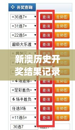 新奥历史开奖记录，追溯与探索，新奥历史开奖记录，追溯与探索之旅