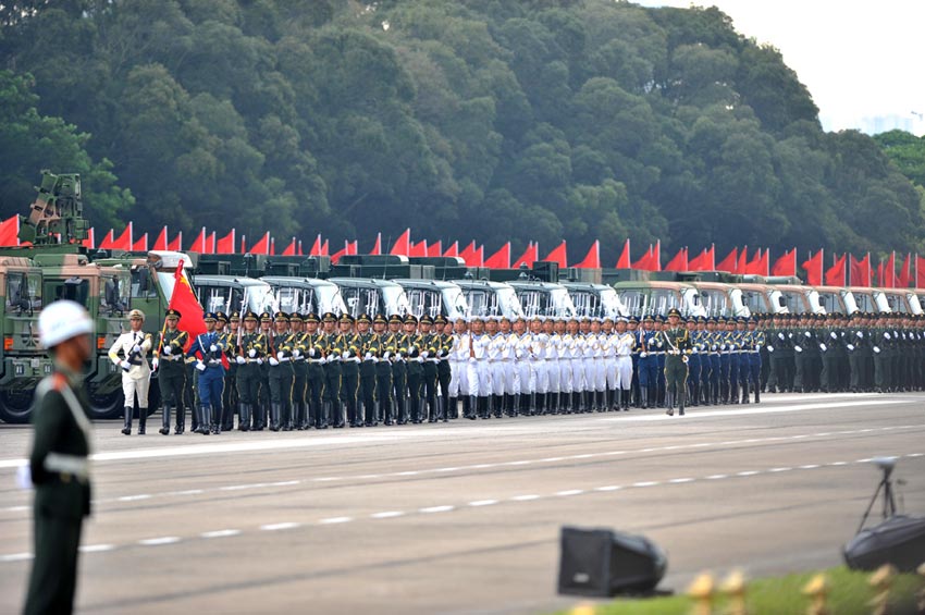 香港回归阅兵式，展现国家力量与民族精神的盛大仪式，香港回归阅兵式，彰显国家力量与民族精神的盛大仪式