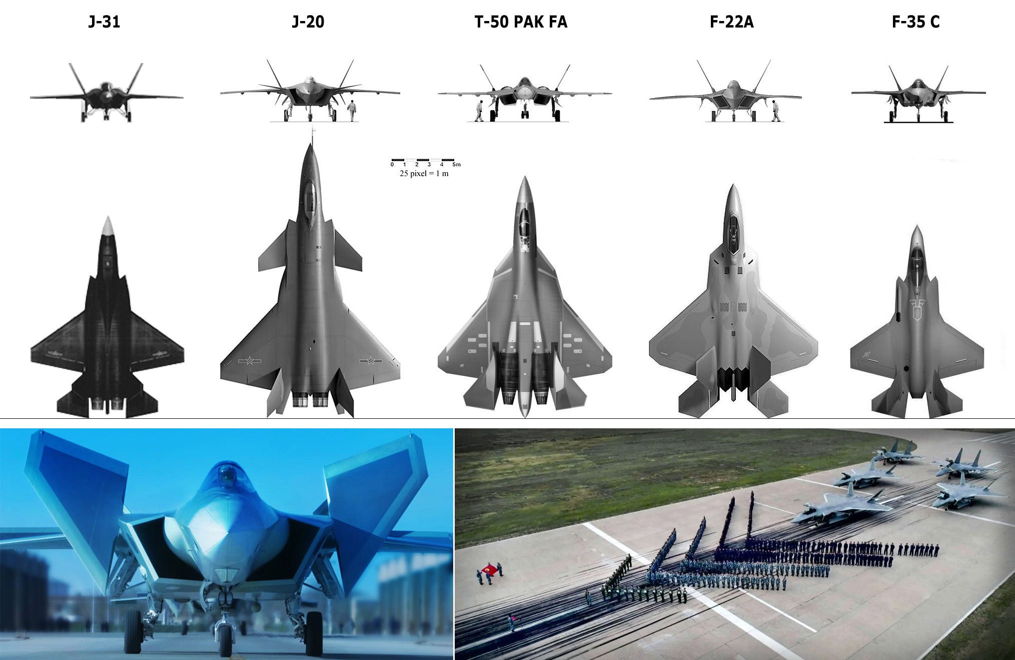 歼-20与F-22，究竟哪个更好看？一场空中之美的较量，歼-20与F-22，空中较量之美，谁更胜一筹？