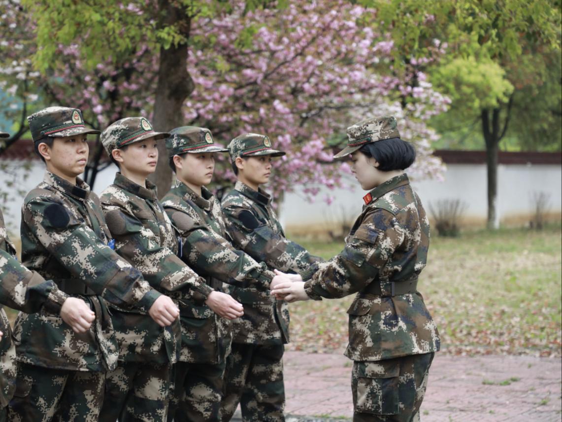中国武警女兵单人图片，展现力量与柔美的独特魅力，中国武警女兵，力量与柔美的独特魅力展现