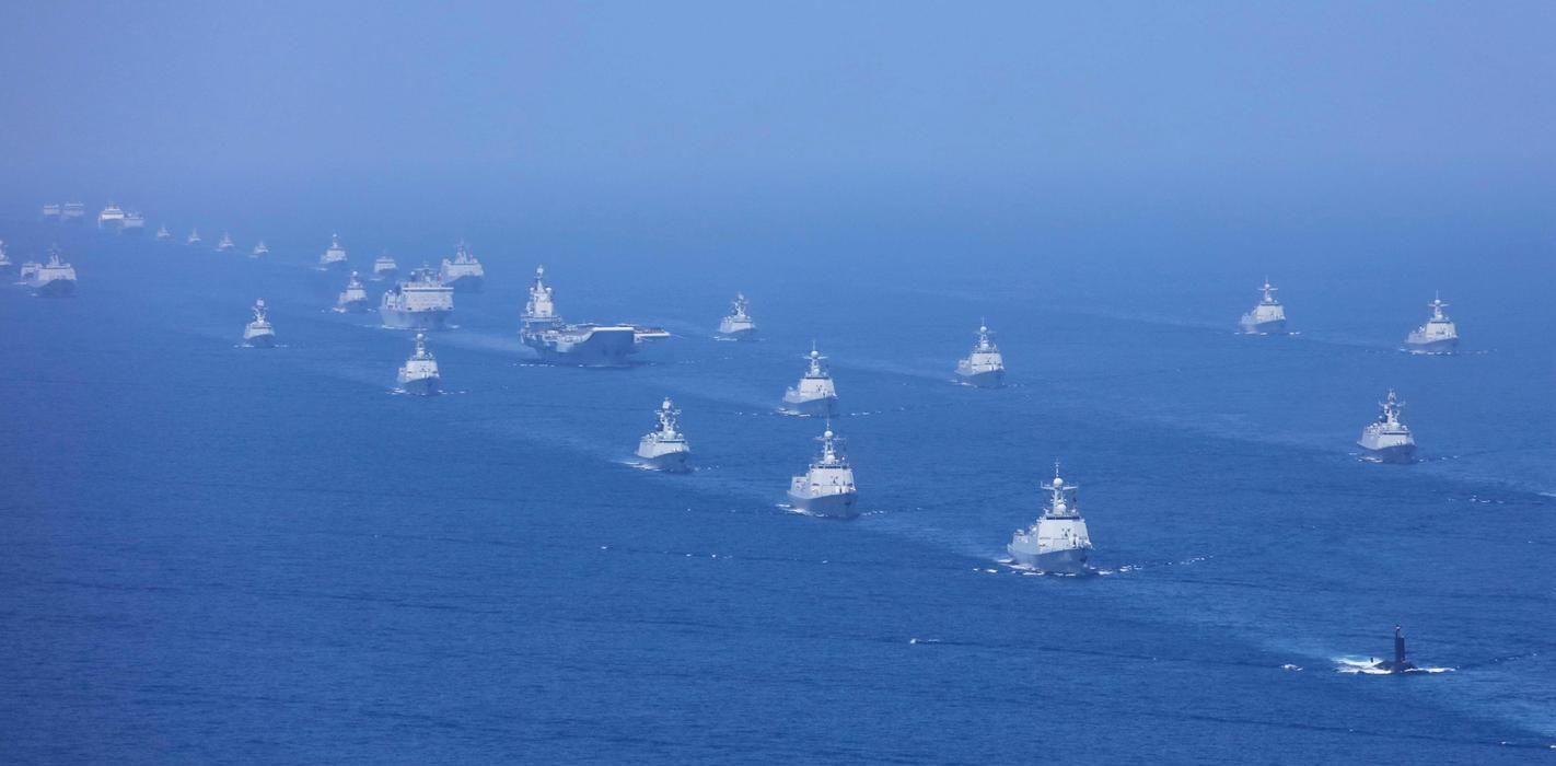 咸阳舰下水，中国海军建设的新里程碑，咸阳舰下水，中国海军建设迈入新里程碑时刻