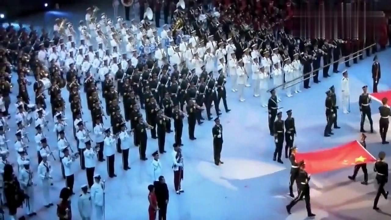 驻港部队三军仪仗队表演视频，展现荣耀与力量，驻港部队三军仪仗队表演，荣耀与力量的展现