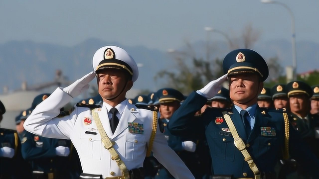 国庆阅兵海军方队领队将军，英勇无畏，展现海军力量的典范，国庆阅兵海军方队领队将军，英勇典范，展现海军雄壮力量