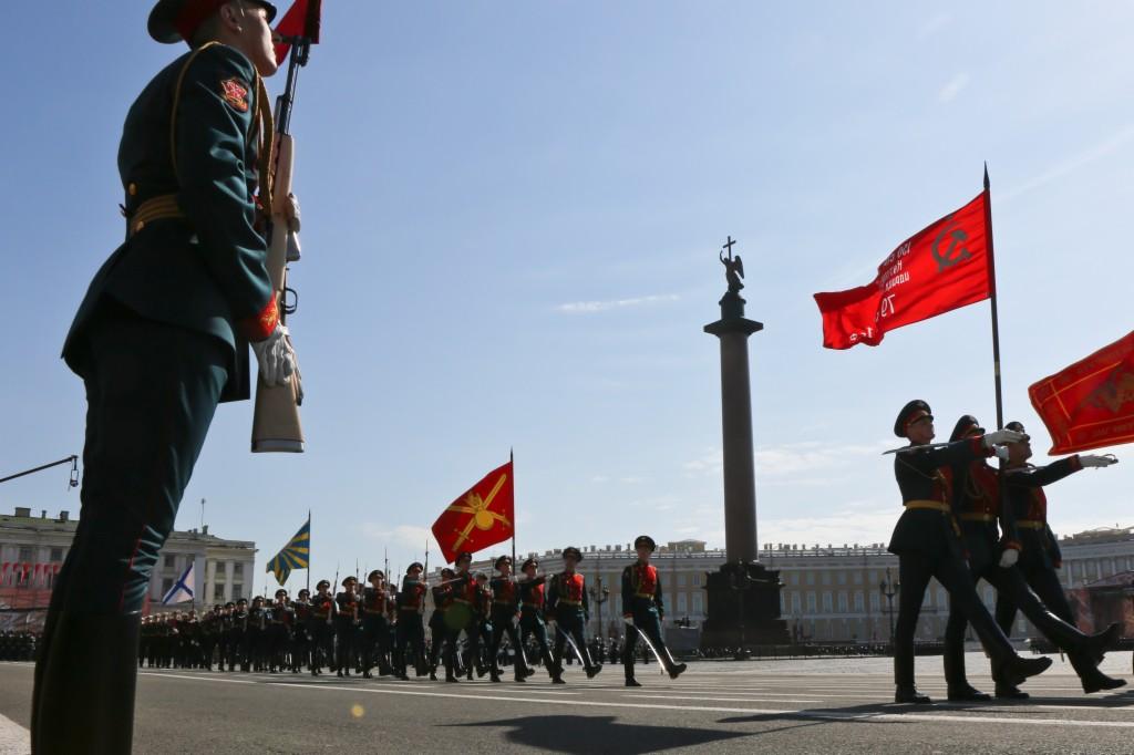 反法西斯战争胜利七十周年之际的俄罗斯阅兵仪式，俄罗斯庆祝反法西斯战争胜利七十周年阅兵仪式