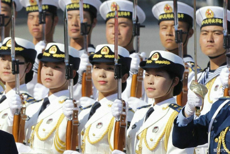中国人民解放军仪仗队女兵海军图片，荣耀与骄傲的象征，中国人民解放军仪仗队女兵海军图片，荣耀与骄傲之典范展示