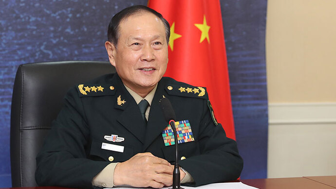 我国新任防长金钢树的形象与风采，新任防长金钢树的形象与风采展现