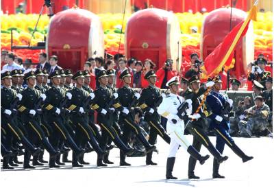 2009年阅兵式上的水兵方队，荣耀与力量的展现，2009年阅兵式水兵方队，荣耀与力量的海洋风采展现