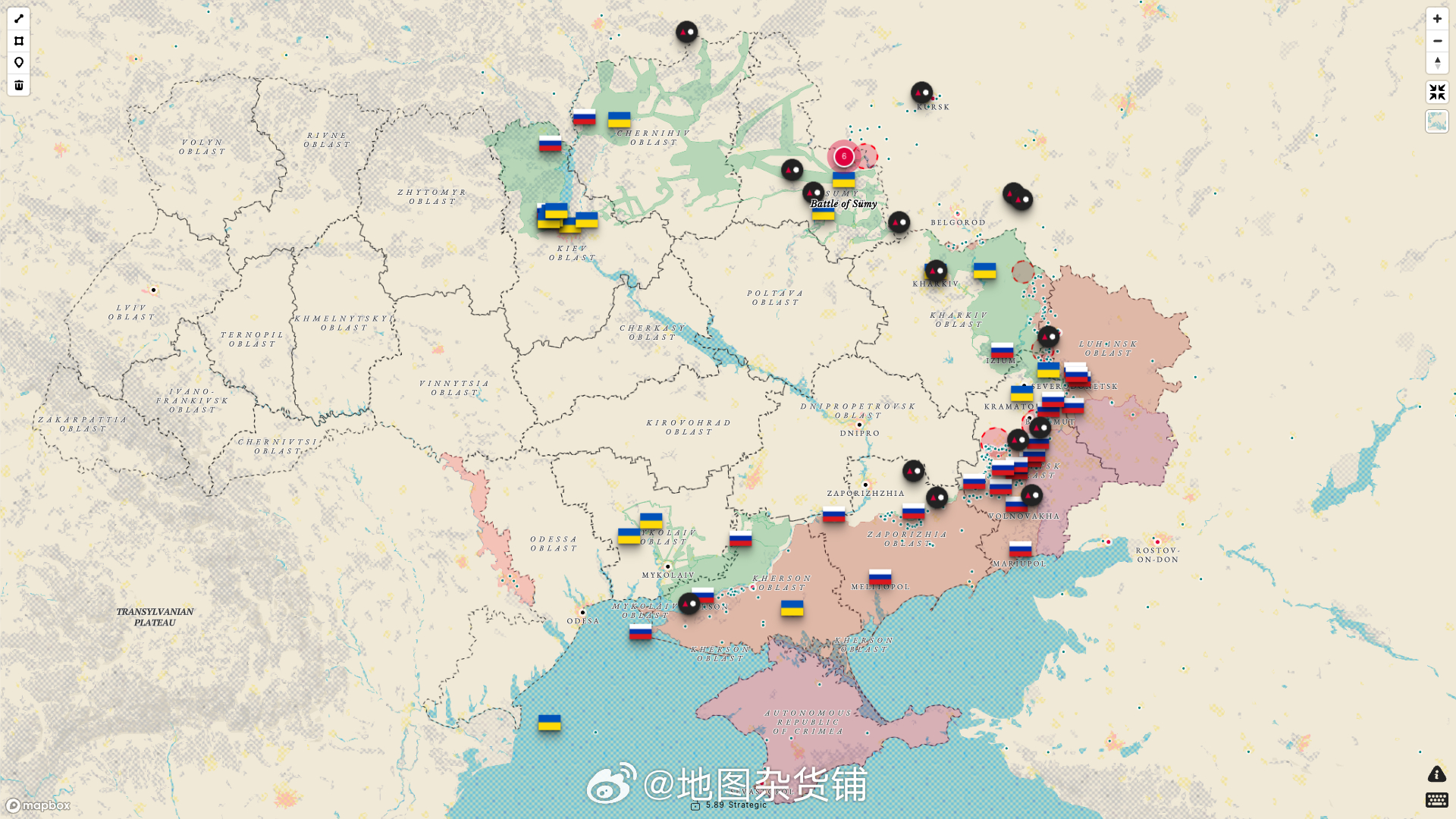 俄罗斯与乌克兰的最新局势地图详解，俄罗斯与乌克兰局势最新地图解析