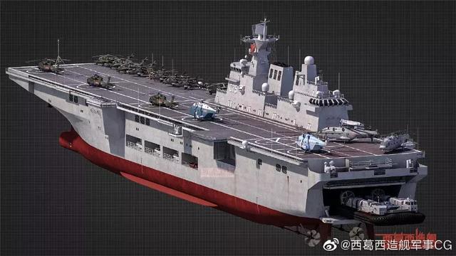 中国海军力量新篇章，075型两栖攻击舰的四艘巨舰崛起，中国海军新篇章，四艘075型两栖攻击舰巨舰的崛起