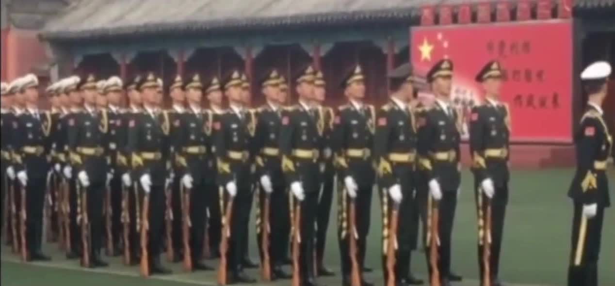 新时代三军仪仗队视频,展现荣耀与力量,新时代三军仪仗队,荣耀与力量的展现