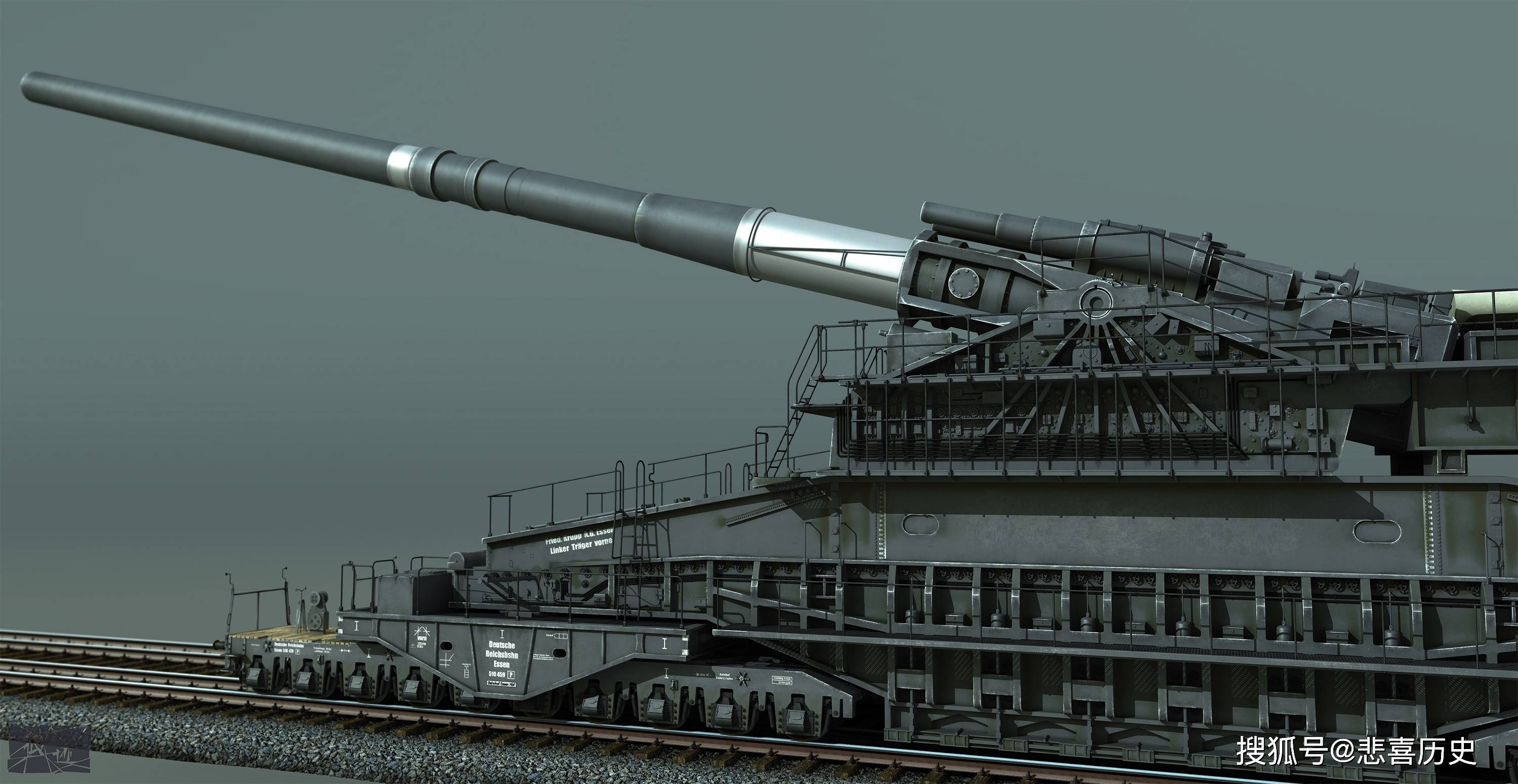 古斯塔夫巨炮,填充颜色的传奇兵器,古斯塔夫巨炮,传奇彩色兵器风采展示