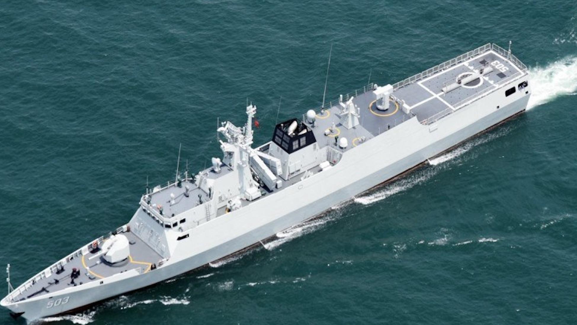 中国海军新力量，056B型护卫舰的崛起，中国海军新力量，056B型护卫舰的崛起与实力展示