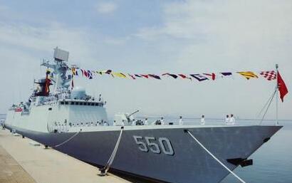 探索中国海军的杰出力量,550护卫舰的图片展示,中国海军杰出力量展现,550护卫舰图片展示