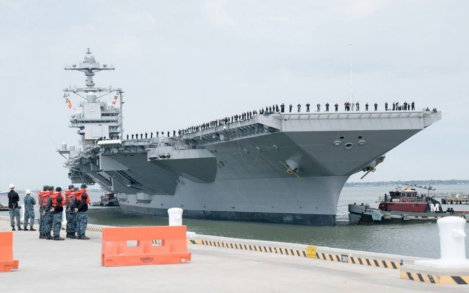 福特号航空母舰，美国海军的旗舰力量与全球海军的标杆，美国海军旗舰力量，福特号航空母舰——全球海军标杆