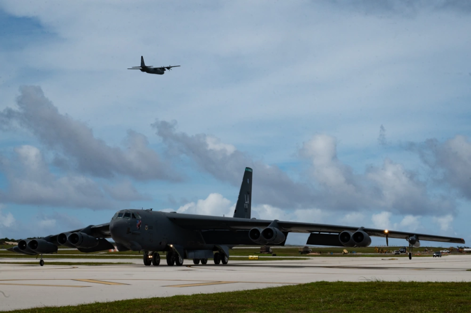 B52轰炸机南海之行,历史与现实的交汇,B52轰炸机南海之行,历史与现实的交汇点