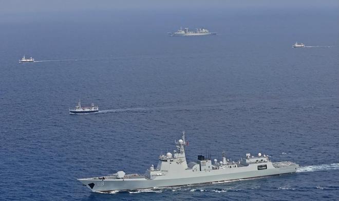 台海惊变,解放军围台战略再升级,台海局势紧张升级,解放军围台战略策略再强化