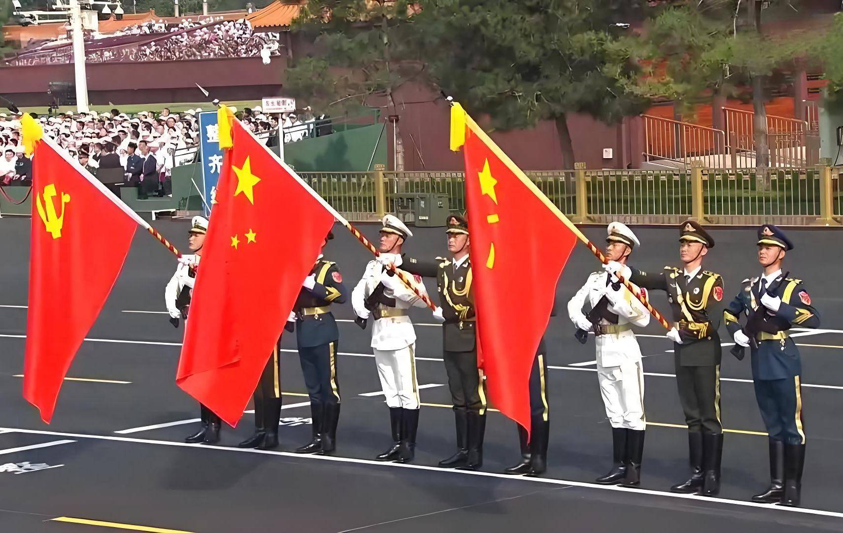 历年阅兵军旗手，荣耀与担当的象征，历年阅兵军旗手，荣耀与担当的标志性人物