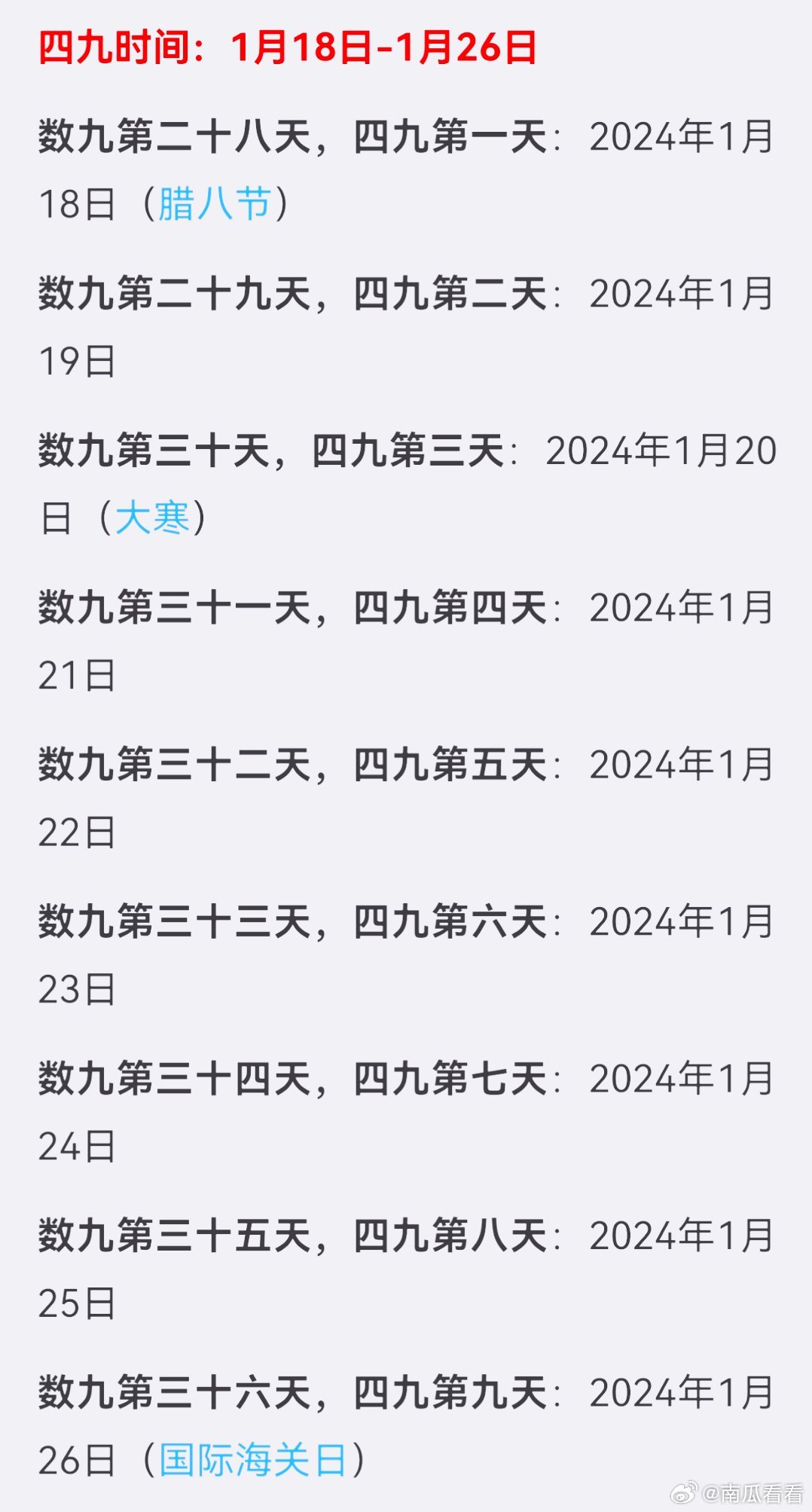 今天是四九的第几天？关于数九寒天的深度解析，数九寒天深度解析，今日是四九第几天？