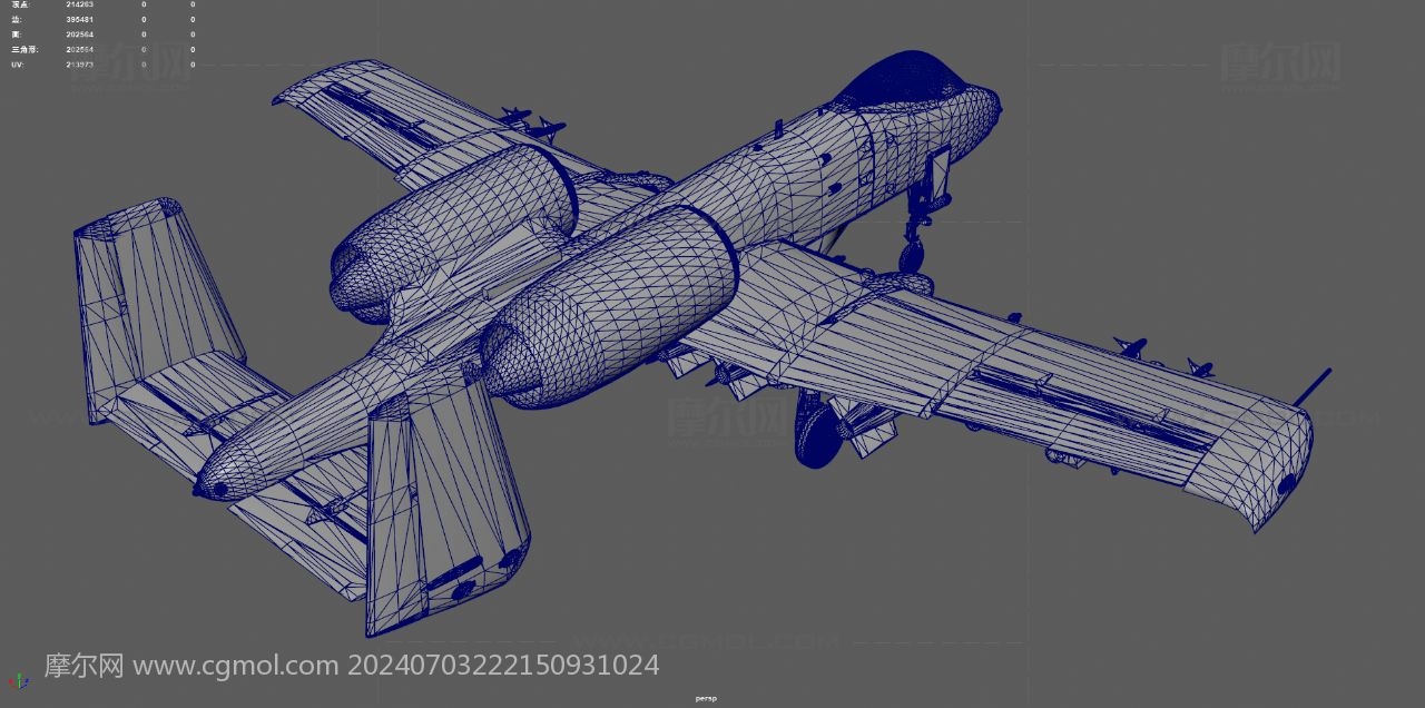 A-10疣猪攻击机折纸教程,A-10疣猪攻击机折纸教程,一步步教你折纸战机