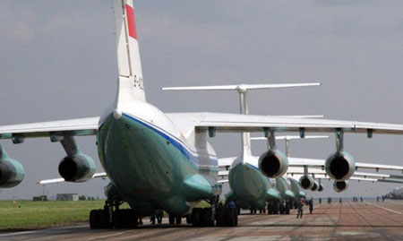 中国军用大飞机,翱翔天际的雄狮,中国军用大飞机,雄狮翱翔天际