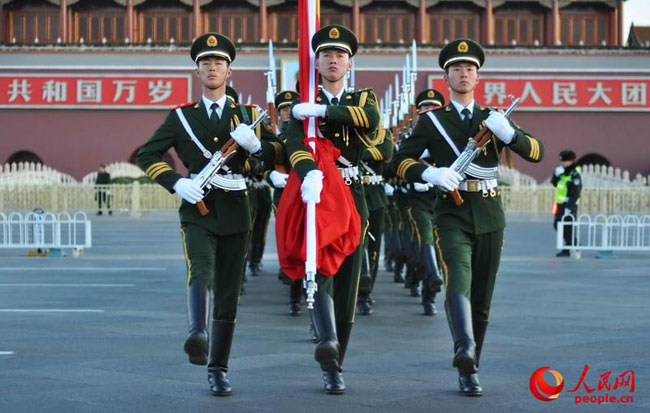 北京国旗护卫队的荣耀与使命，北京国旗护卫队的荣耀与责任，使命传承的庄严仪式